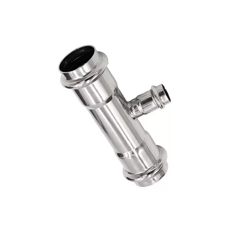 Double-Press Reducing Tee