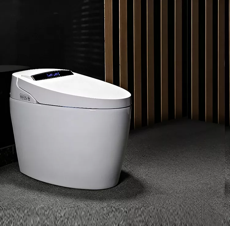 Oyog'i bilan boshqariladigan Flip-top Smart Hojatxona
