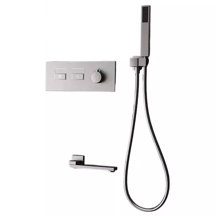 Minimalist to'q gunmetal dush boshi